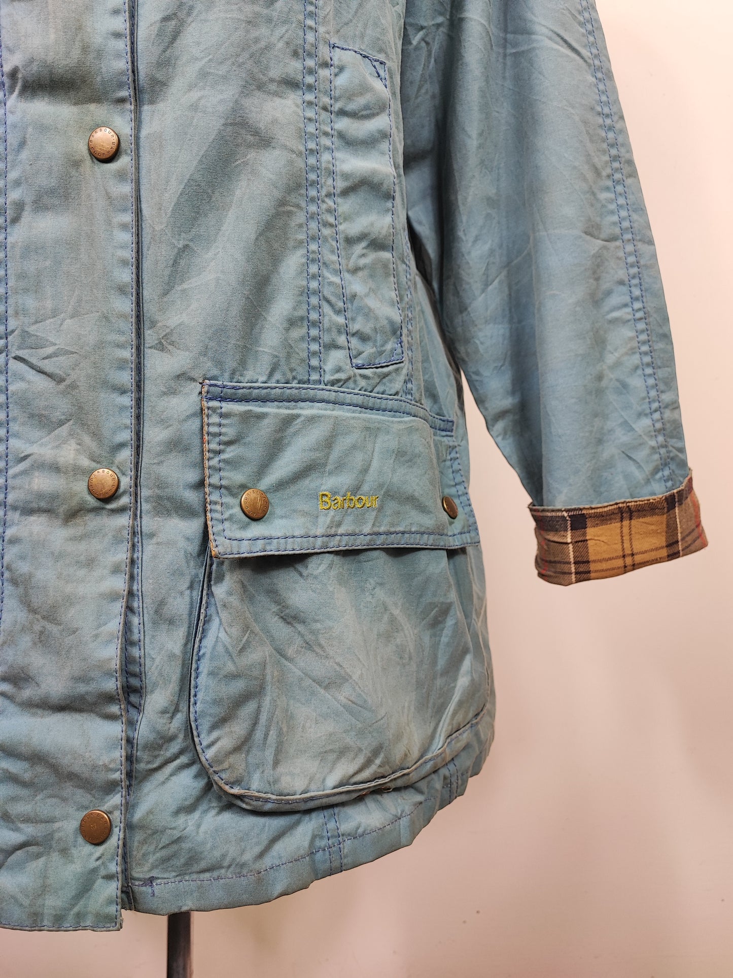 Giacca Barbour Donna Smu Beadnell azzurro UK16 - Blue Lady Smu Beadnell jacket size Uk16 Medium