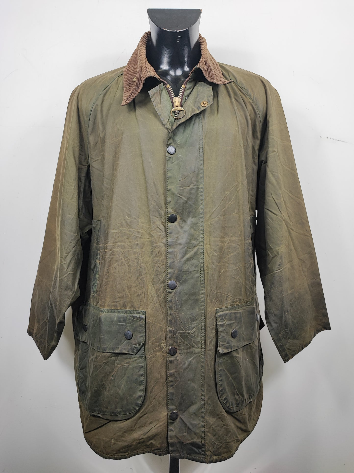 Barbour Gamefair Verde C46/117 cm Green Wax Vintage Gamefair Vintage Jacket  Size XL