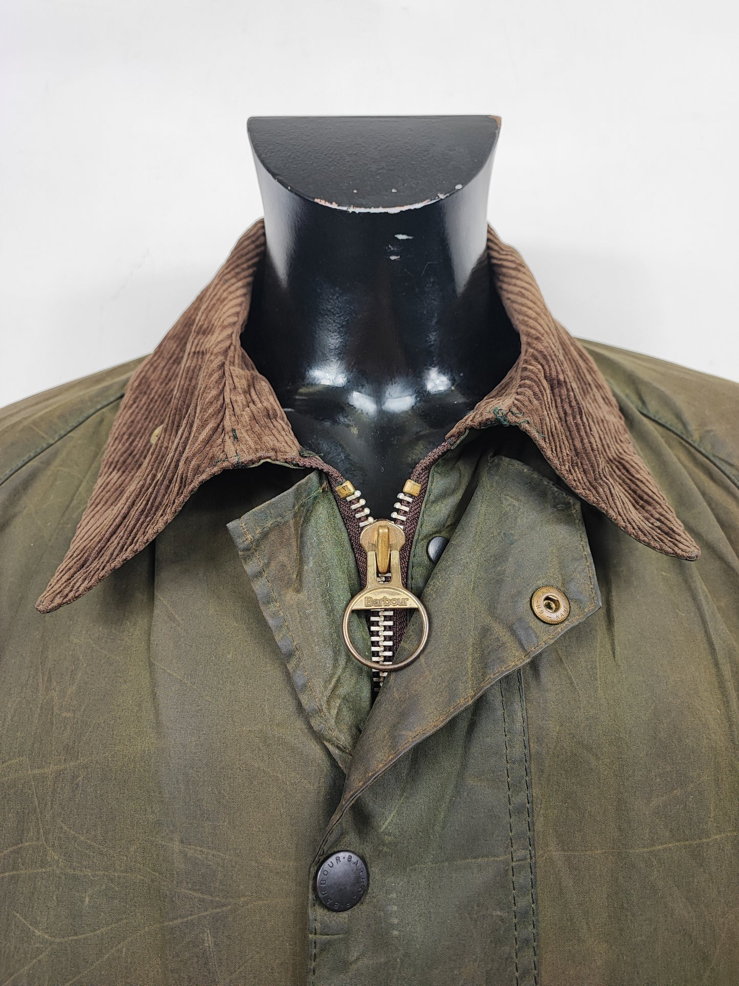 Barbour Gamefair Verde C46/117 cm Green Wax Vintage Gamefair Vintage Jacket  Size XL