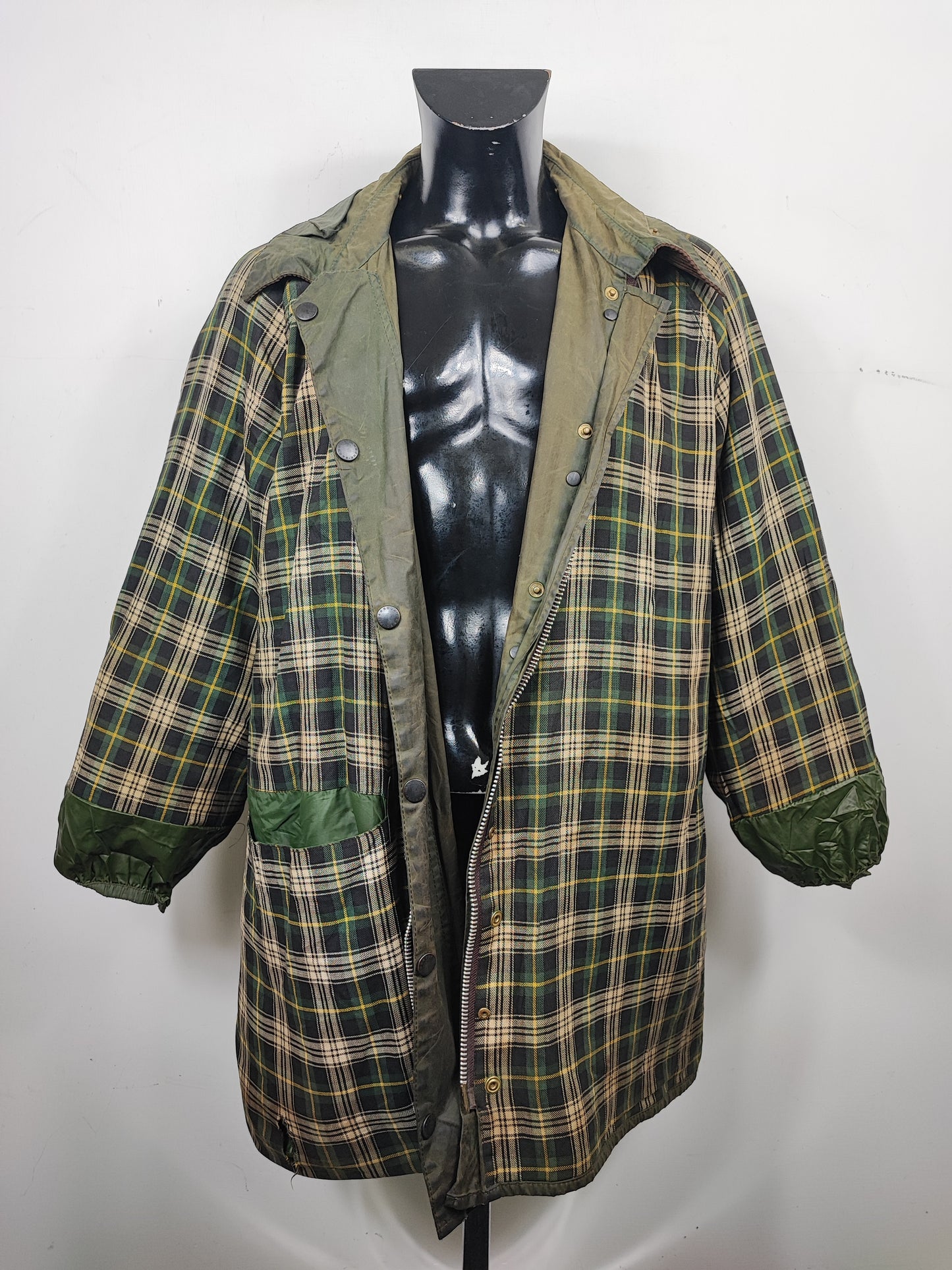 Barbour Gamefair Verde C46/117 cm Green Wax Vintage Gamefair Vintage Jacket  Size XL