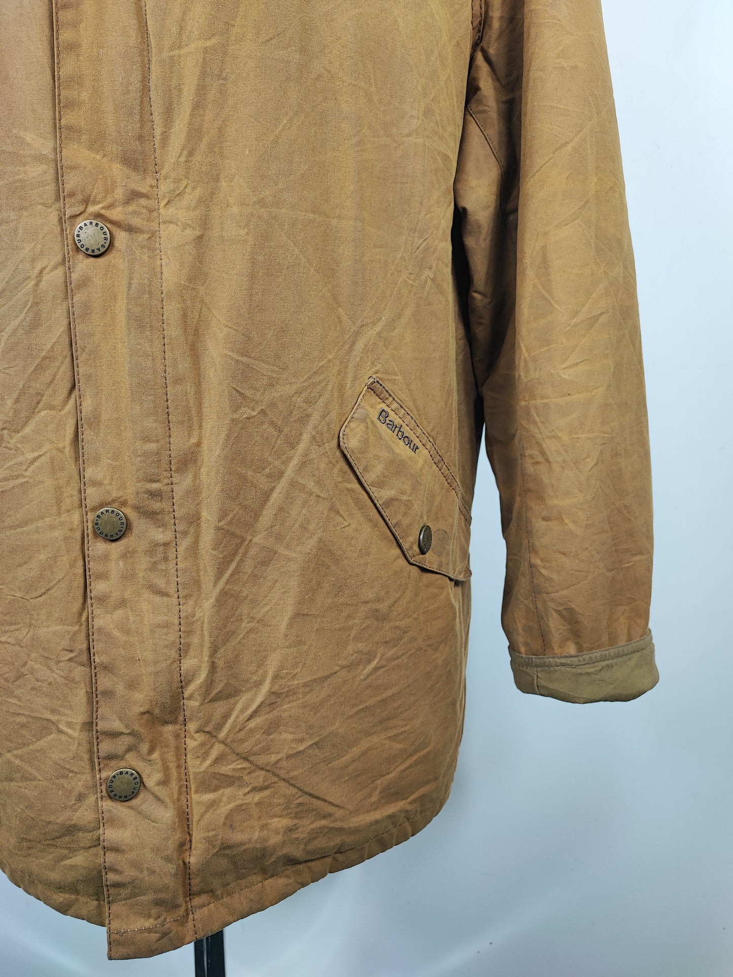 Giacca Barbour Beige cerata Wax Retail Prestbury XL - Man Wax Beige jacket size XL