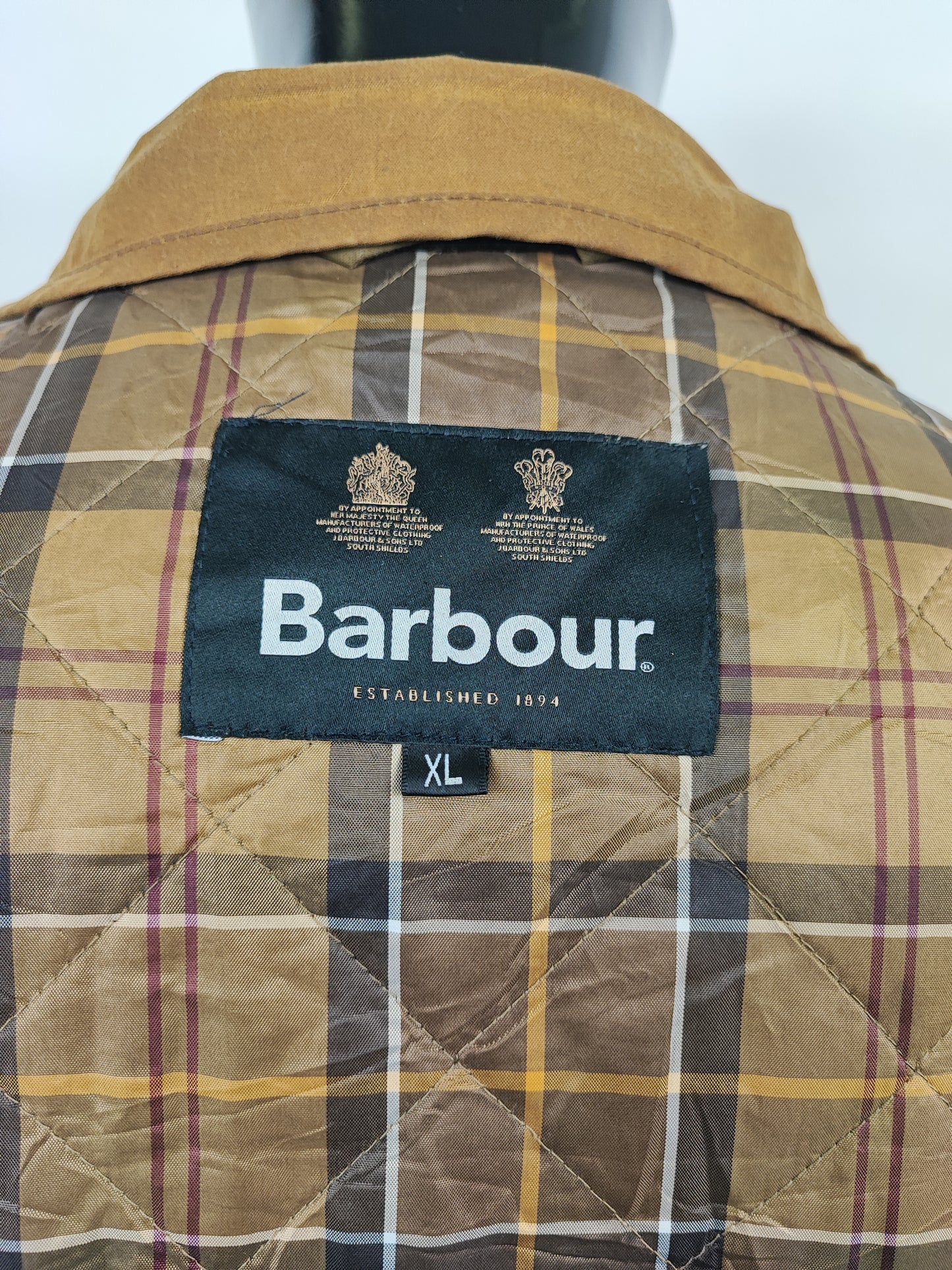 Giacca Barbour Beige cerata Wax Retail Prestbury XL - Man Wax Beige jacket size XL