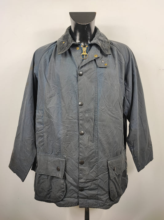 Barbour Giacca Beaufort vintage blu C42/107 cm - Navy Beaufort Waxed jacket size Large