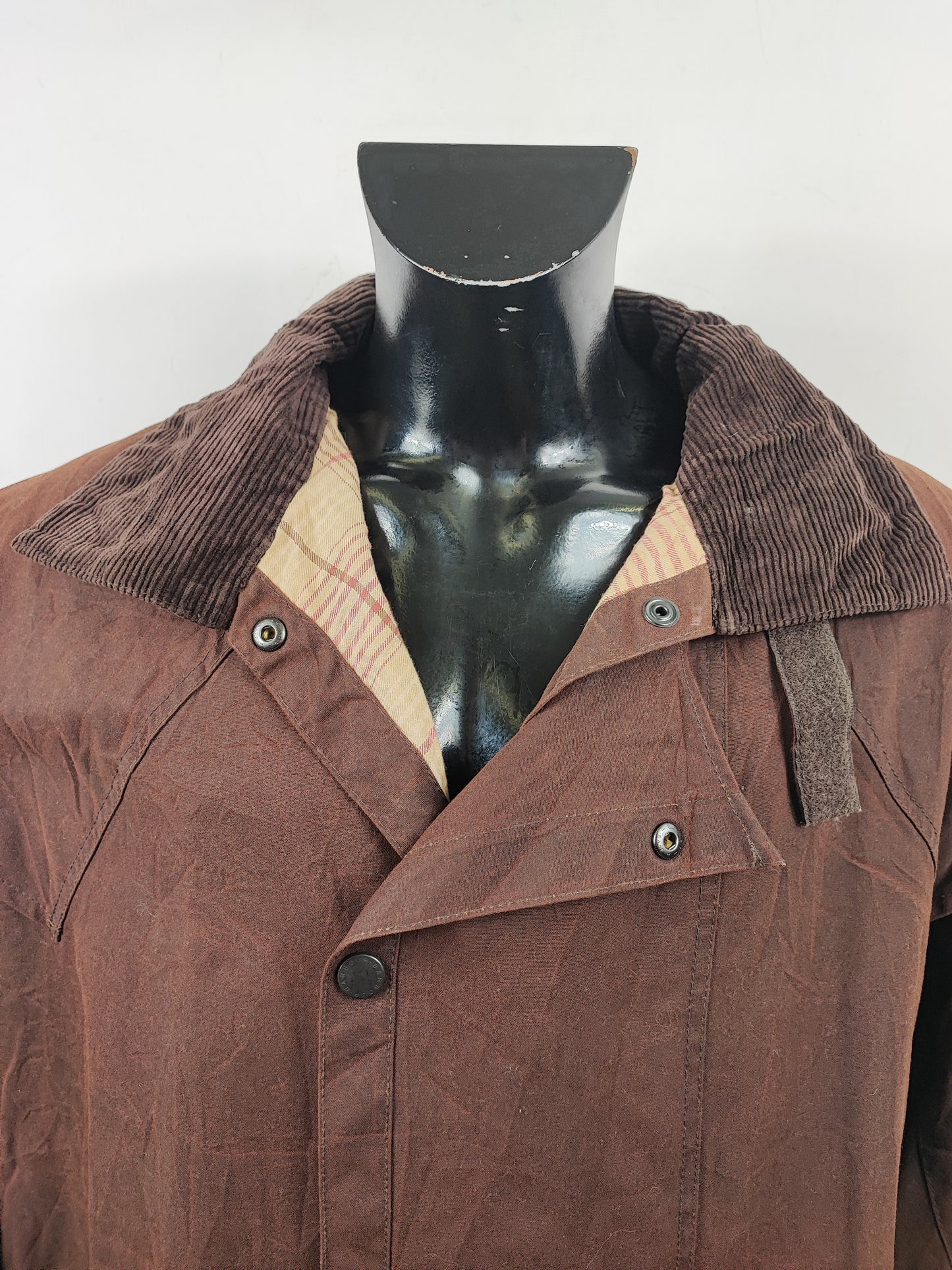 RARO Cappotto Barbour STOCKMAN marrone XLarge Man Brown wax Long Coat Size XLarge