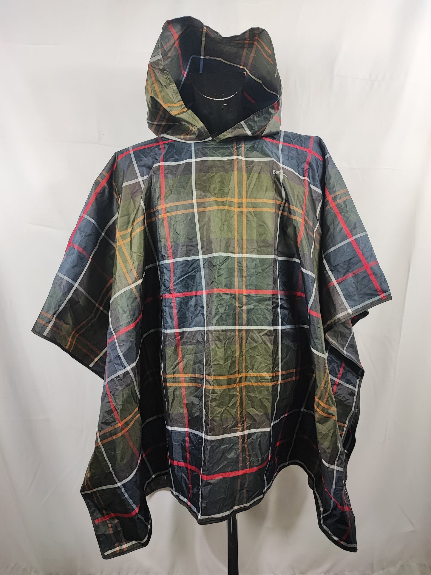 Poncho Barbour in tartan unisex - Barbour Tartan showerproof poncho unisex