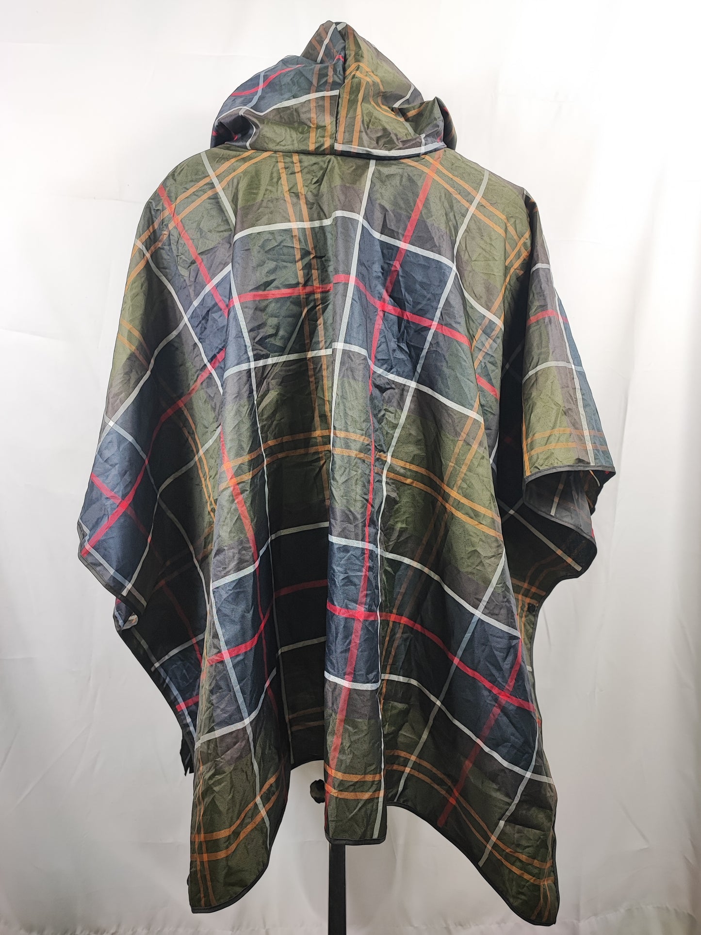 Poncho Barbour in tartan unisex - Barbour Tartan showerproof poncho unisex