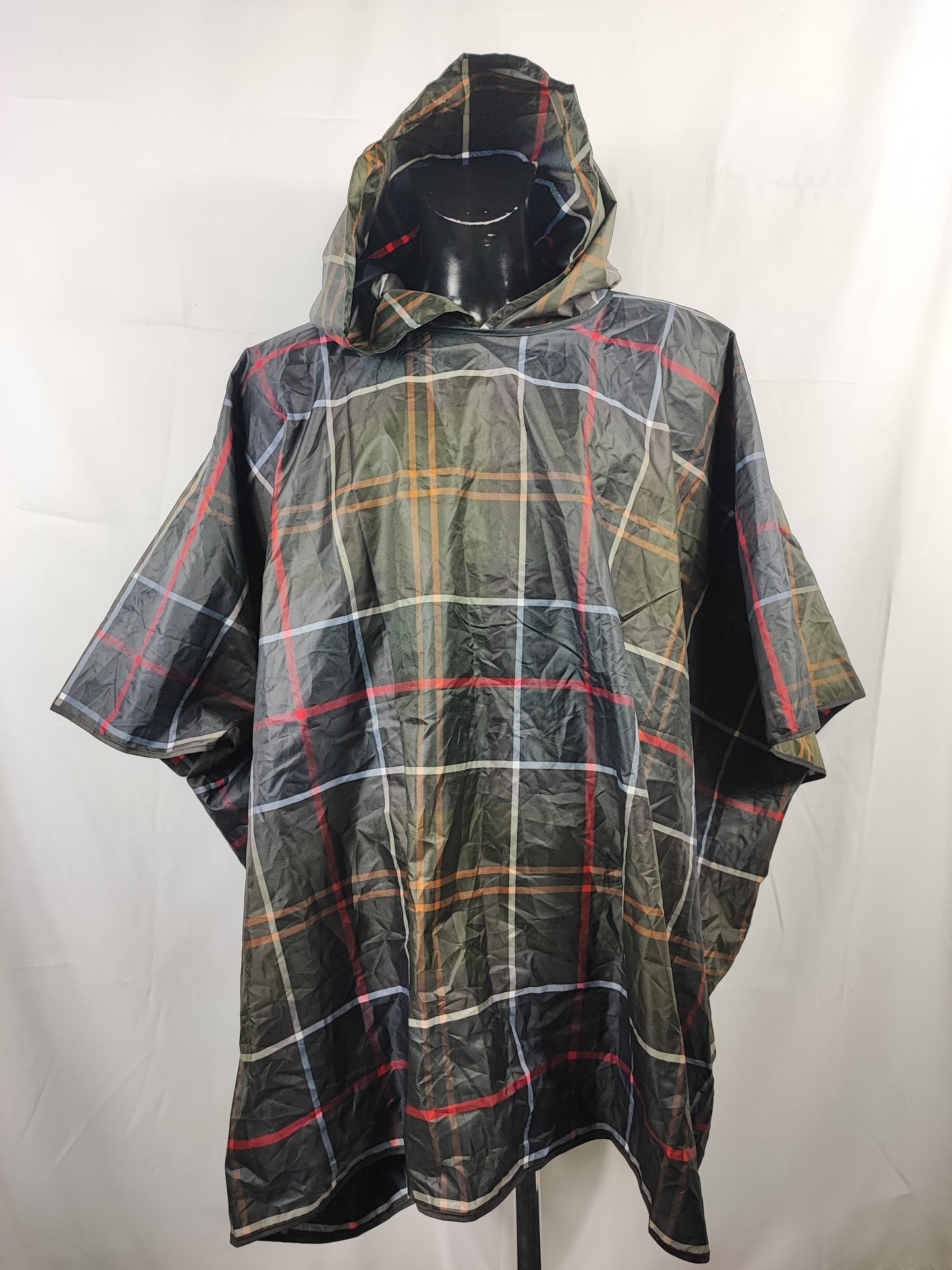 Poncho Barbour in tartan unisex - Barbour Tartan showerproof poncho unisex