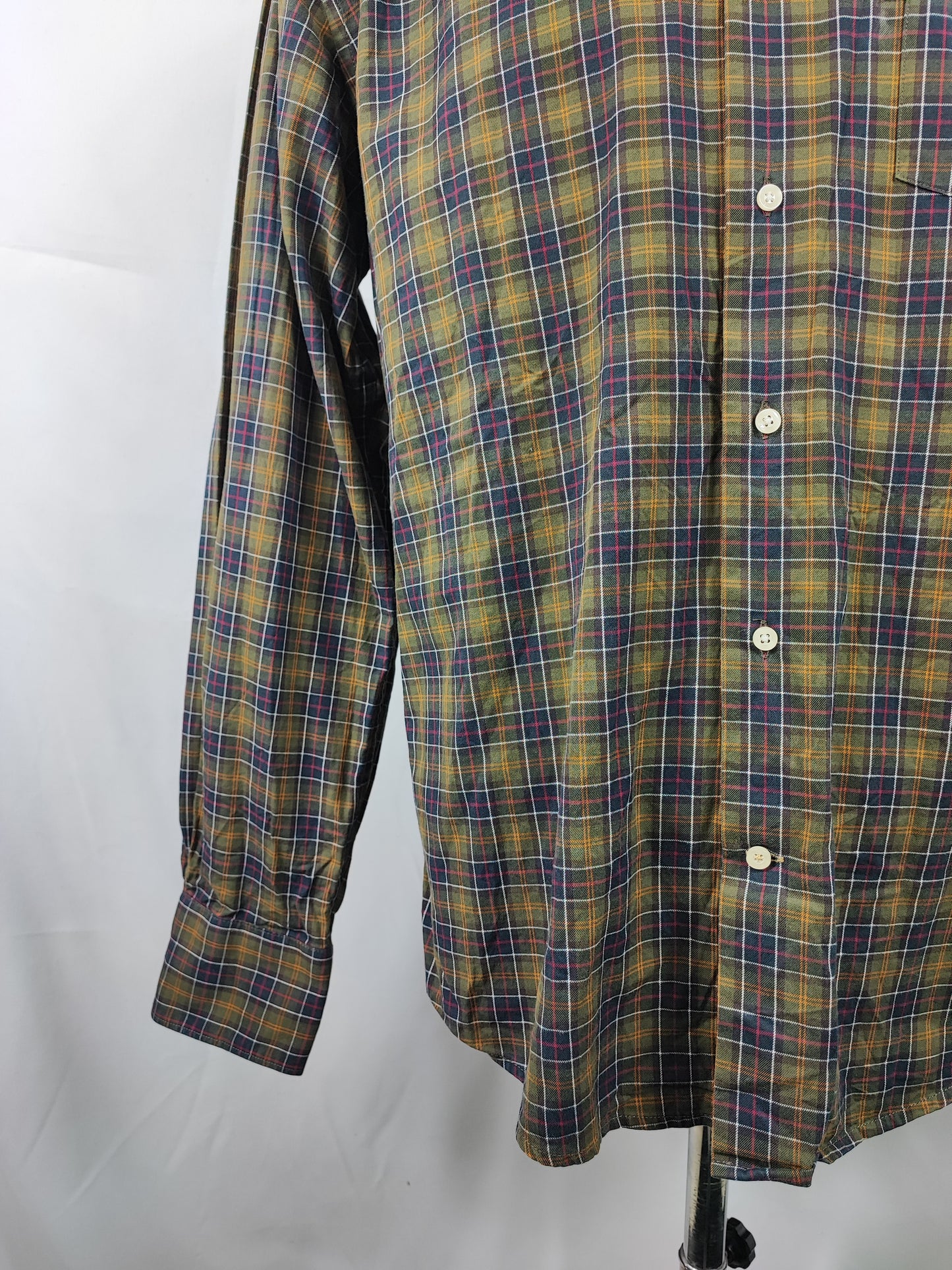 Camicia Barbour da uomo in cotone fantasia in tartan taglia Medium