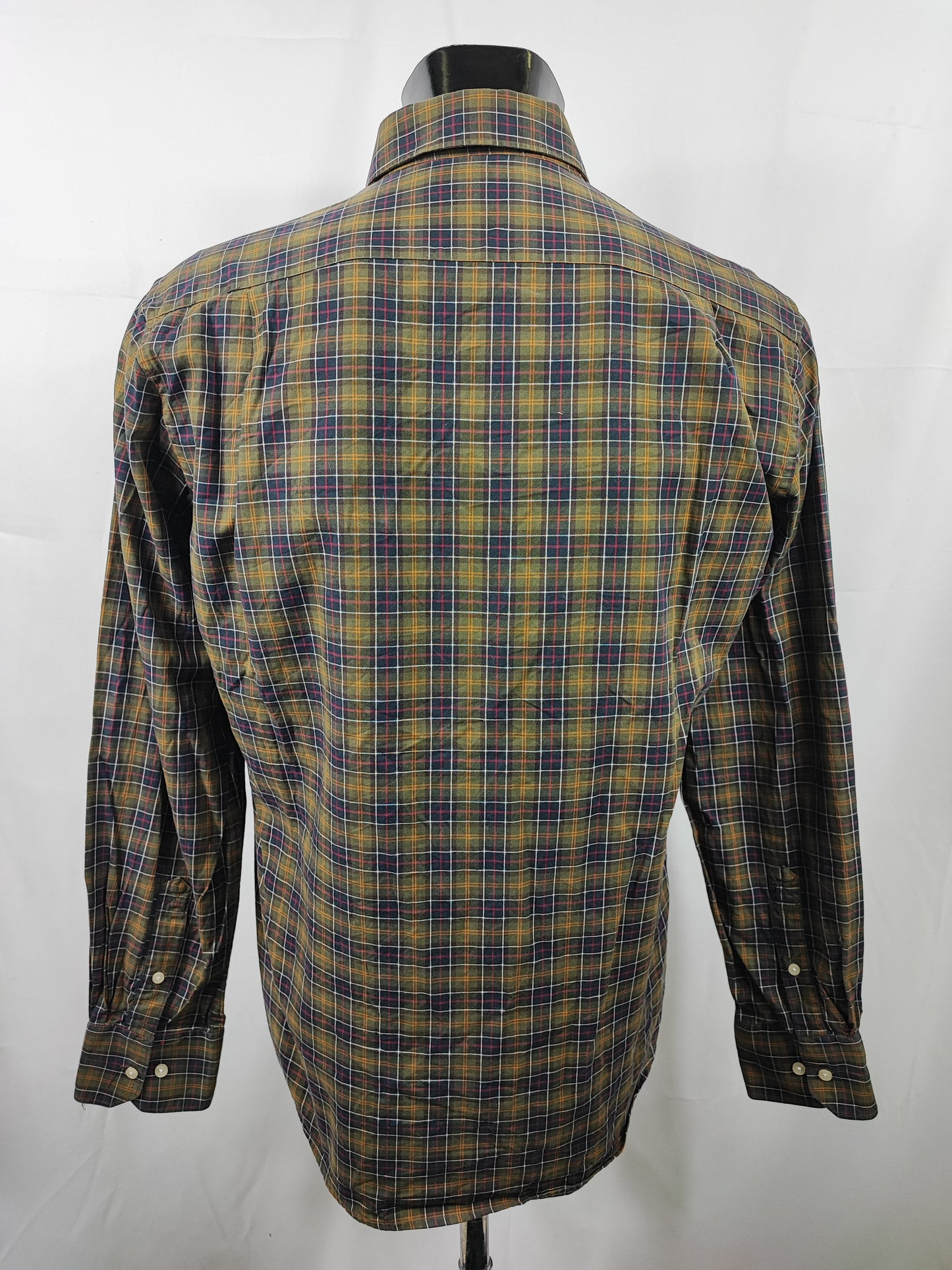 Camicia Barbour da uomo in cotone fantasia in tartan taglia Medium