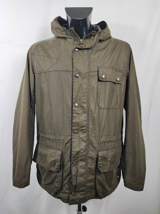 Giacca Barbour Dept B Solway Durham Verde Large- Green Dept B Solway Durham waxed Jacket size L