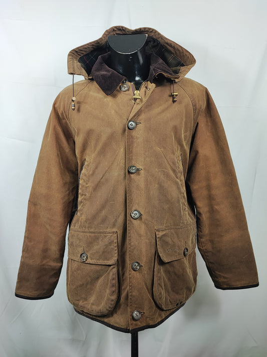 RARA Barbour Giacca Uomo Beauchamp beige C40/102 cm Beige Waxed Beauchamp coat size Medium