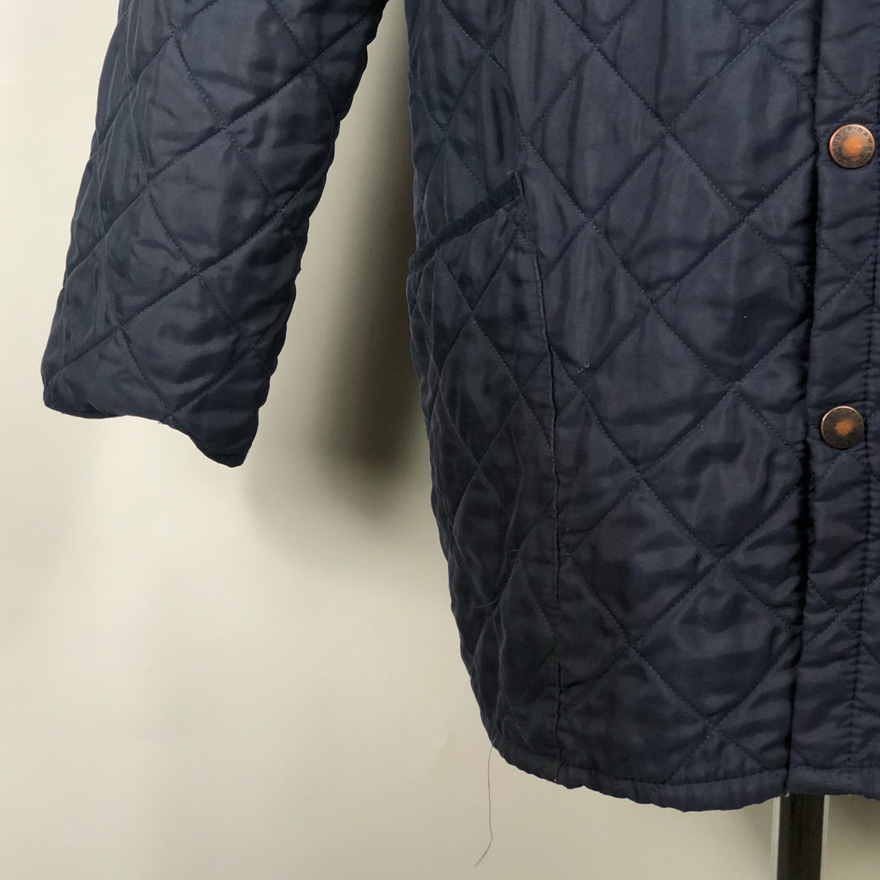 Giacca a vento Barbour Blu Eskdale XL - Man Quilted Navy wind